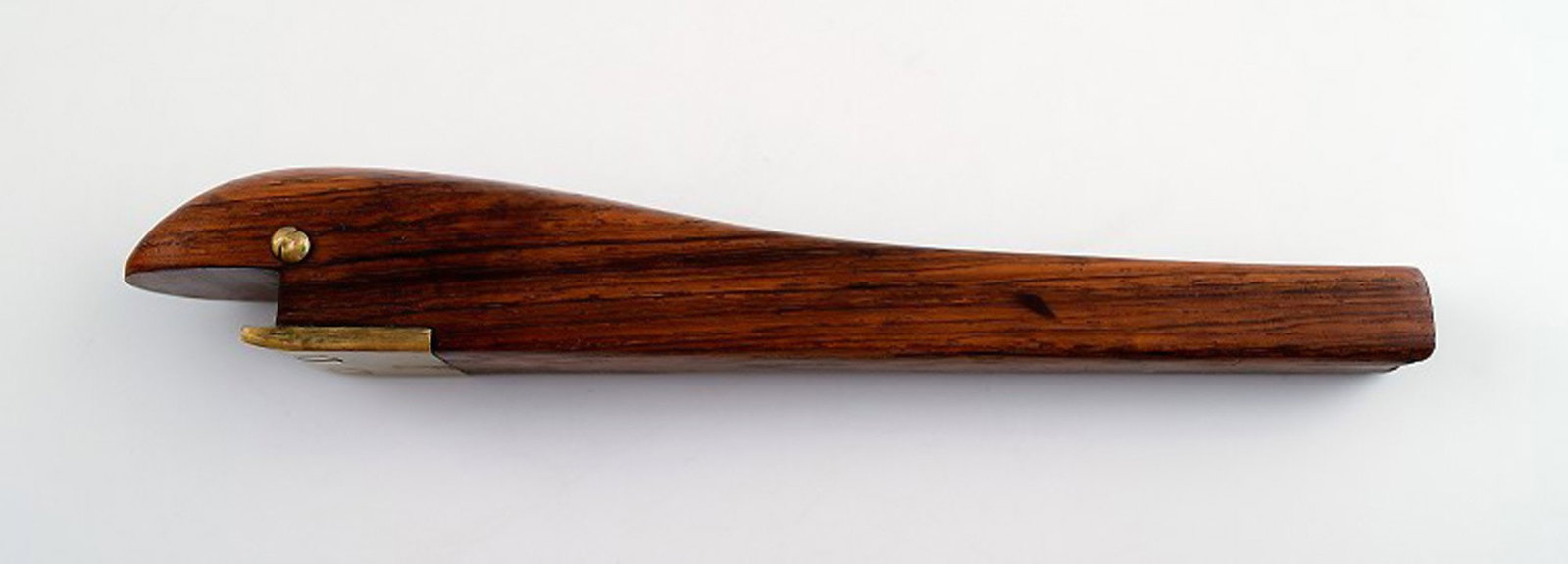 Modern Danish design bottle opener in the shape of a whale in teak.: Modern Danish design bottle opener in the shape of a whale in teak. Quality work, app. 1960s. Unstamped. Measures 18 cm. In fine condition. Reserve: $49.00 Shipping: Domestic: Shipping rates are deter