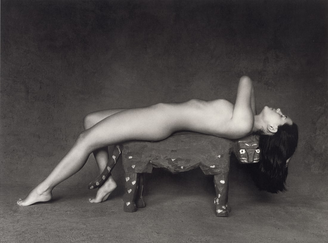 FLOR GARDUNO - Mountain Coat, Mexico, 1998: Artist: Flor Garduno Title: Mountain Coat, Mexico, 1998 Medium: Photo Litho, 2002, Switzerland Dimensions: 10.55x7.8" Description: Heat Wax Mounted on 11x14" Conservation Board Artist Bio: Flor de Mar