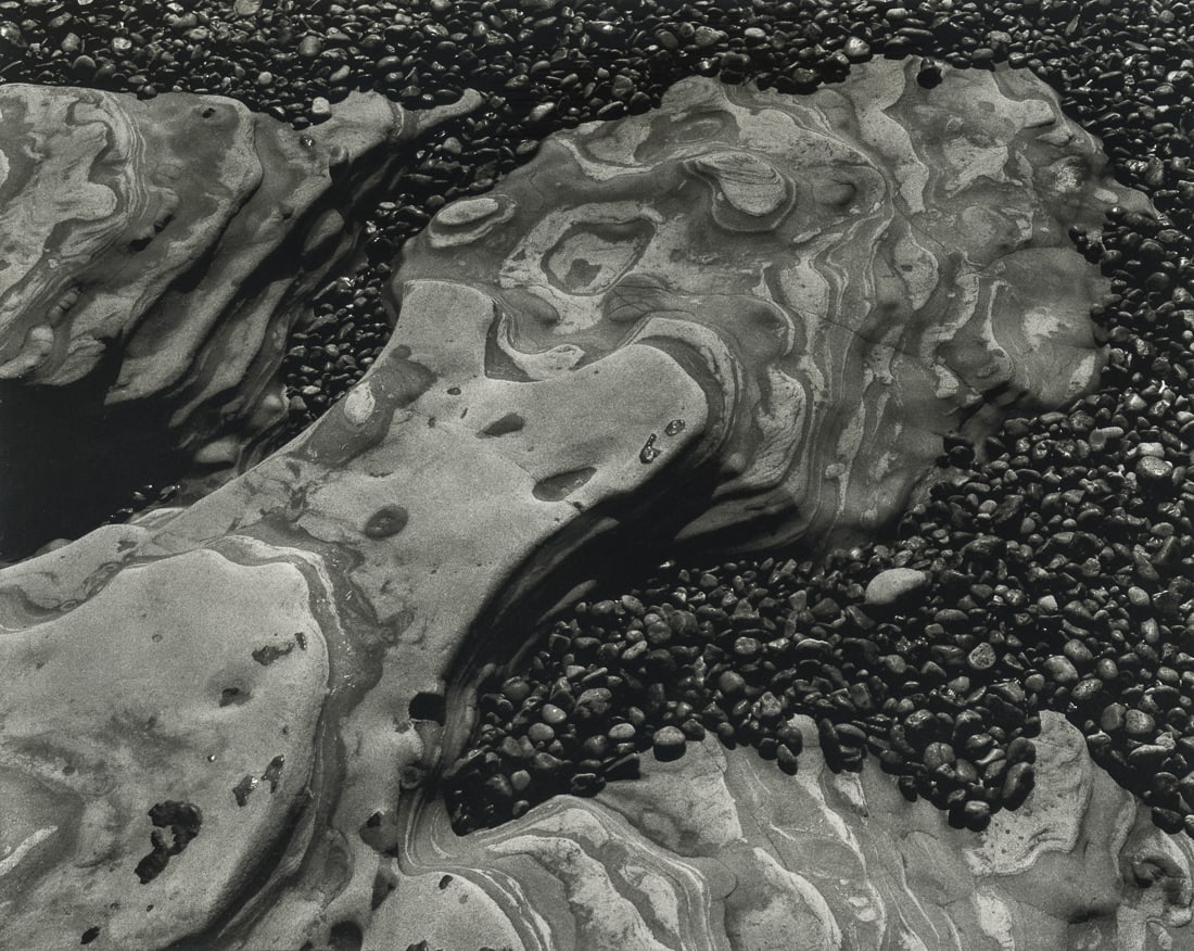 EDWARD WESTON - Point Lobos, 1930: Artist: Edward Weston Title: Point Lobos, 1930 Medium: Photo Litho, 1973, USA Dimensions: 9.4x7.5" Description: Heat Wax Mounted on 11x14" Conservation Board Artist Bio: Edward Henry Weston was a 20th