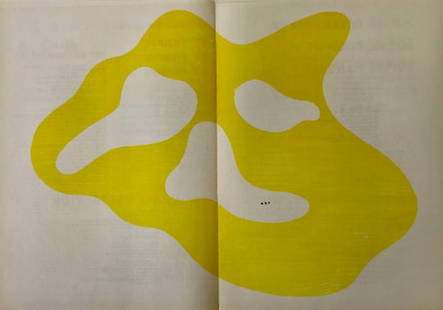 Jean Arp Lithograph DM0333d Derriere le Miroir 1950: Artist: Jean Arp Country: France Medium: Original Lithograph DM0333 Marks: Not signed not numbered Published: 1950 by Maeght, France Paper Size: 15 x 22 inch folded as publshed Provenance: Revue