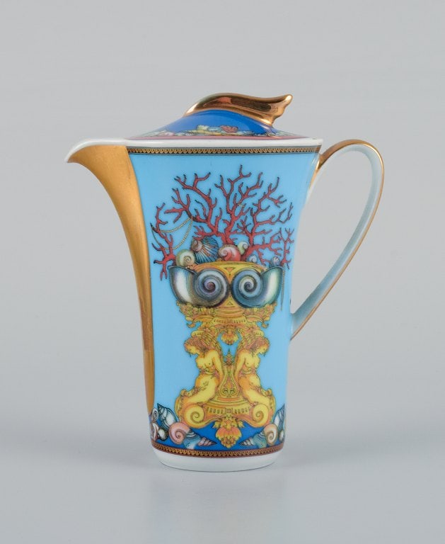 Gianni Versace for Rosenthal, porcelain miniature jug. "Tresors de la Mer". (1 of 6)