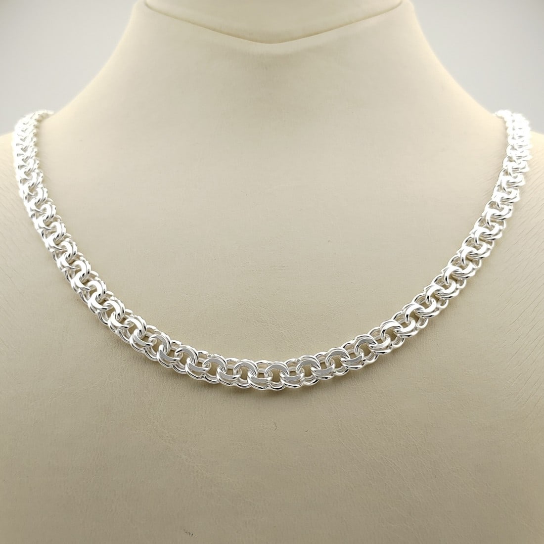 925 Silver Garibaldi Link Necklace (1 of 9)