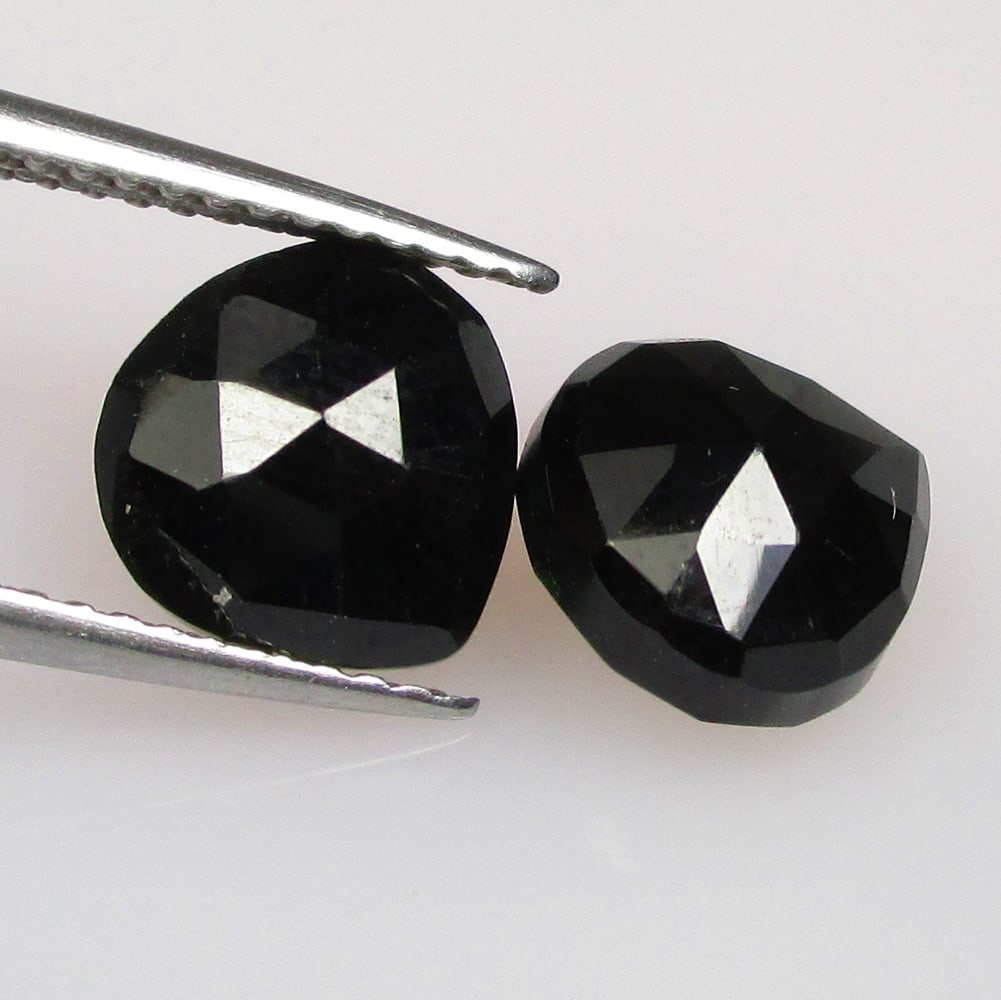 5.41 Ctw Natural Black Onyx Pear Pair (1 of 2)