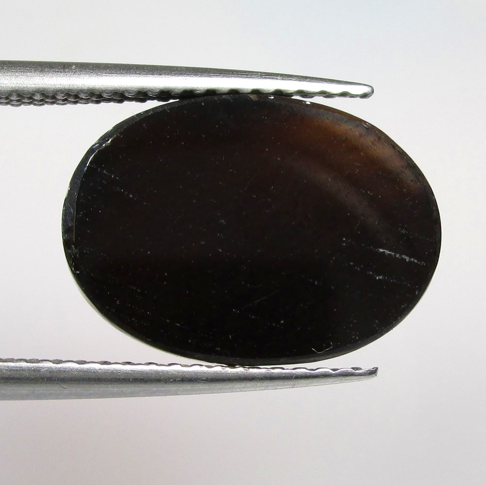 4.09 Ctw Natural Black Onyx Oval Cab (1 of 2)