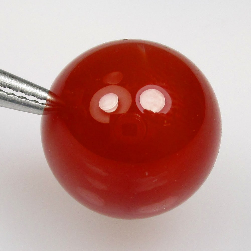12.35 Ctw Natural Orange Carnelian Round Beads: No Reserve! Title: 12.35 Ctw Natural Orange Carnelian Round Beads Stone Clarity: Opaque Gemstones: Natural Carnelian Beads Carat Weights: 12.35 Size/Dimensions: 12.30 x 12.50 mm Additional Information