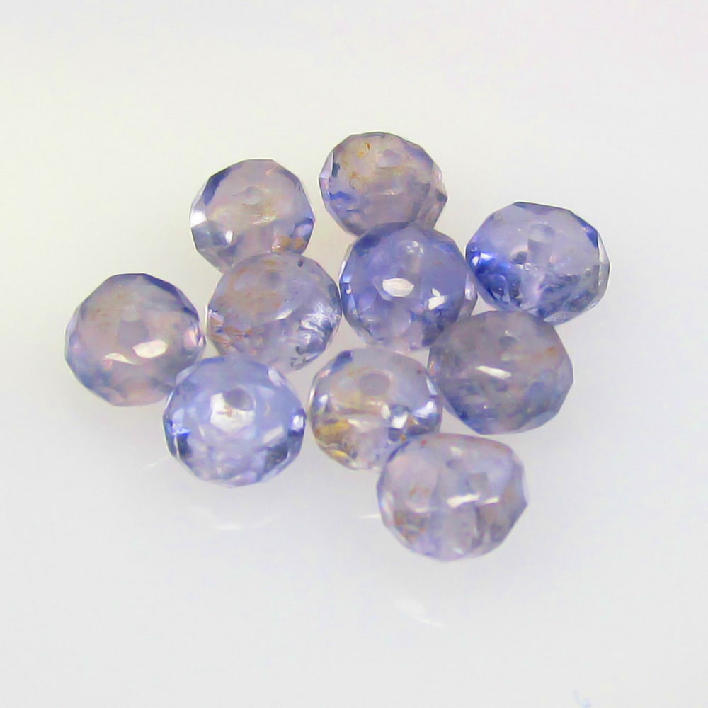 5.06 Ctw Natural 10 Iolite Drilled Round Beads: No Reserve! Title: 5.06 Ctw Natural 10 Iolite Drilled Round Beads Stone Clarity: Transparent Gemstones: Natural Iolite Carat Weights: 5.06 Size/Dimensions: 4.50 - 5.00 mm / 10 P'cs Additional Informat