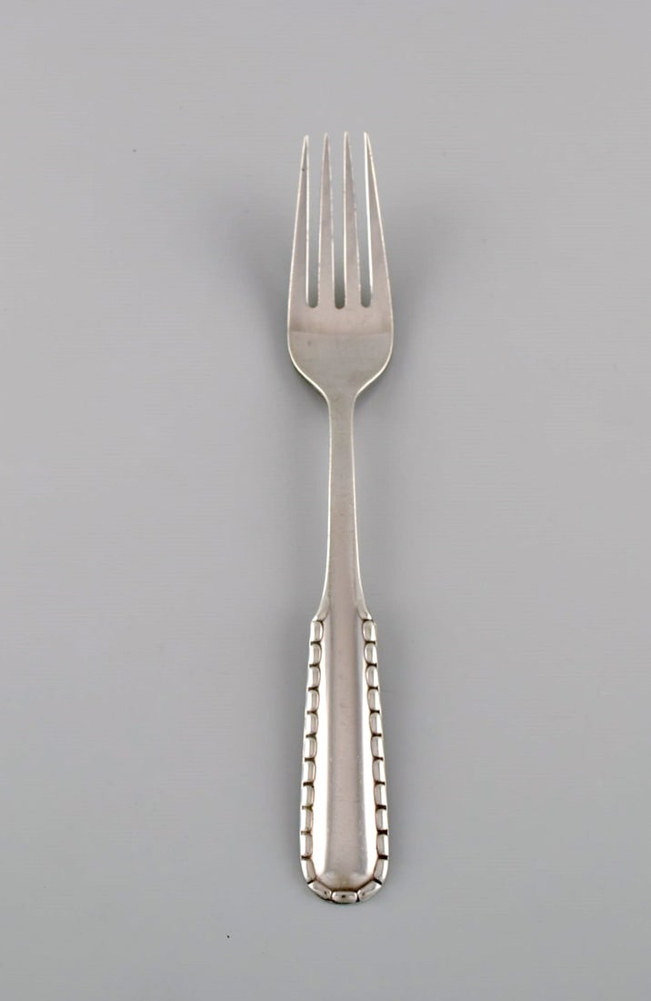 Georg Jensen Rope dinner fork in sterling silver. Two pieces in stock. (1 of 4)