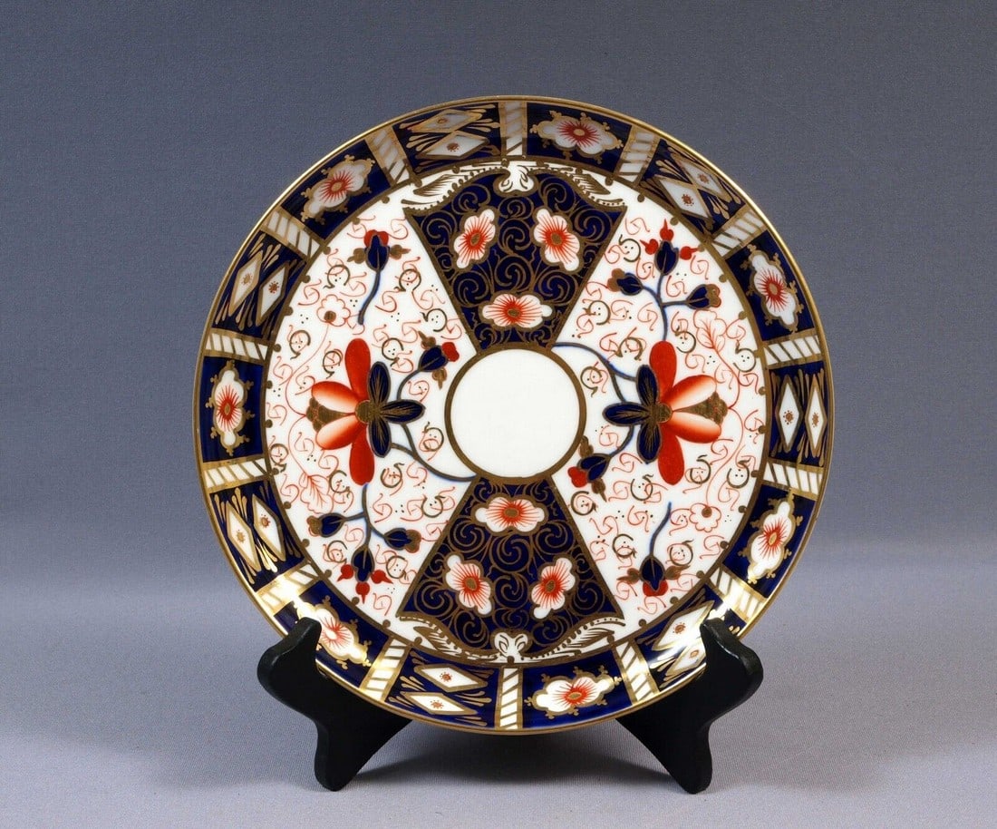 ROYAL CROWN DERBY ROYAL Traditional Imari 2451 Cake Serving Tray Dish Plate 1903 (1 of 5)