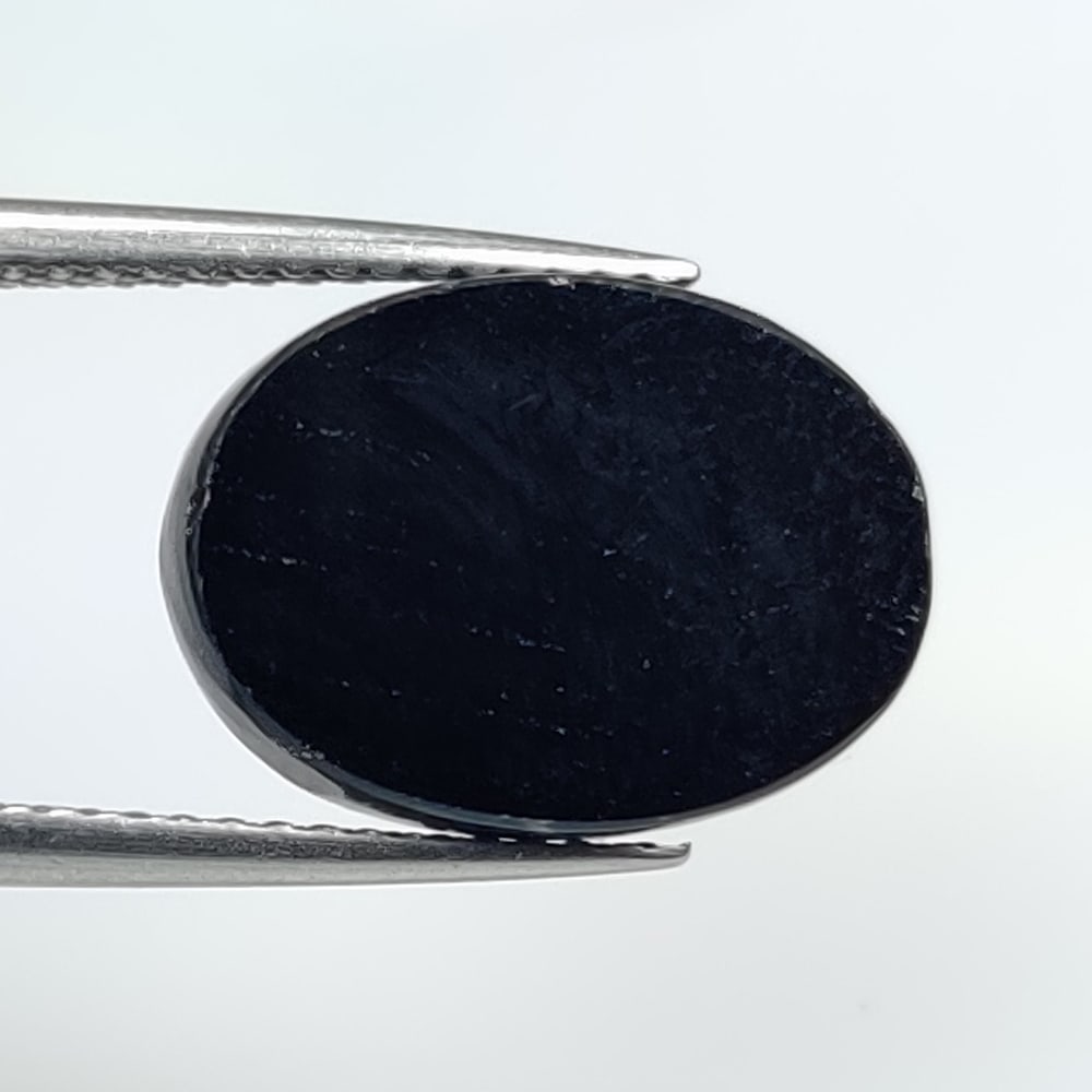 4.02 Ctw Natural Black Onyx Oval Cab (1 of 2)