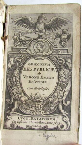 1629 ELEVIR PRESS RESPUBLICA ROMANA antique VELLUM BOUND (1 of 5)