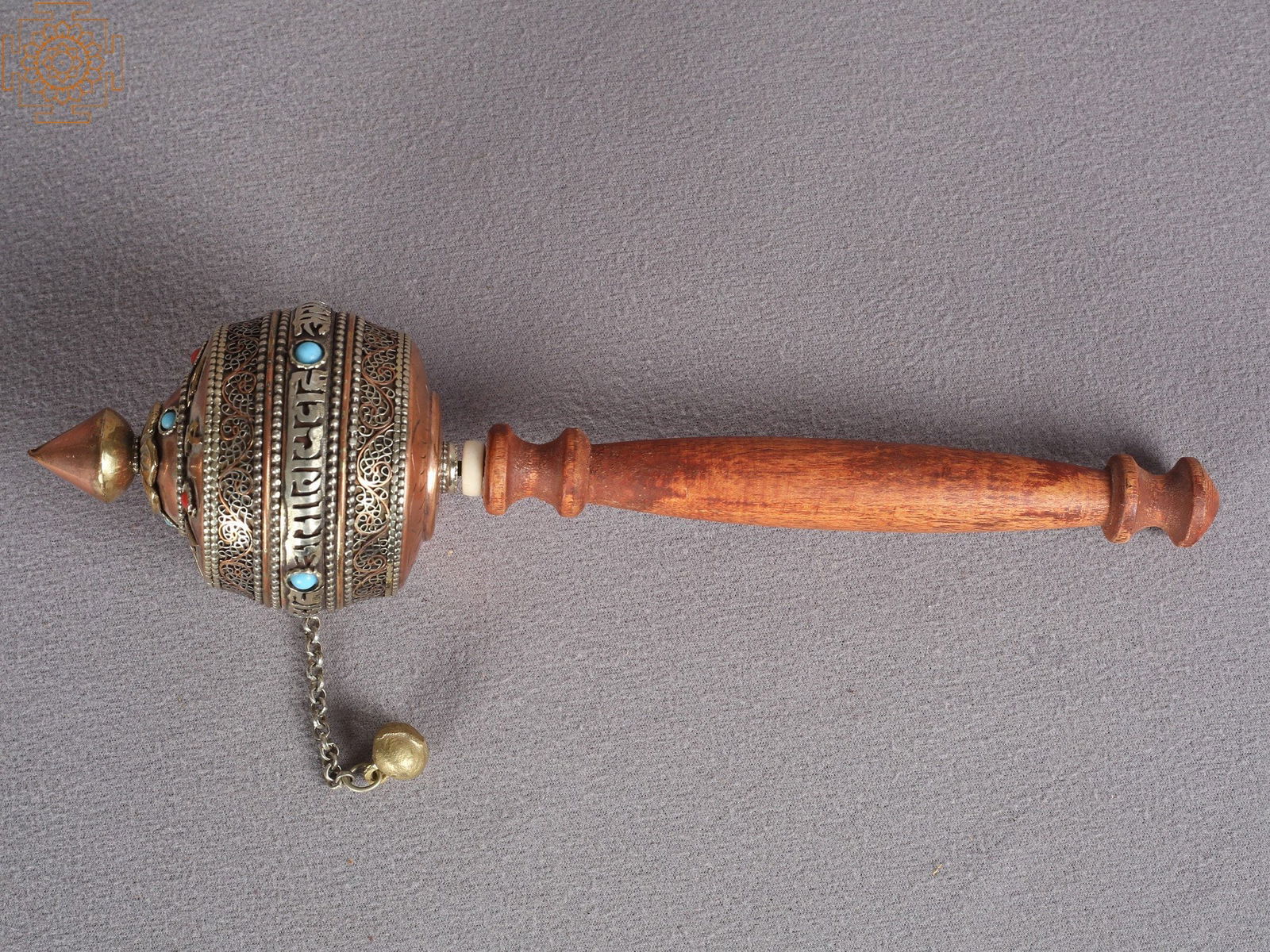 10" Tibetan Buddhist Prayer Wheel (1 of 7)