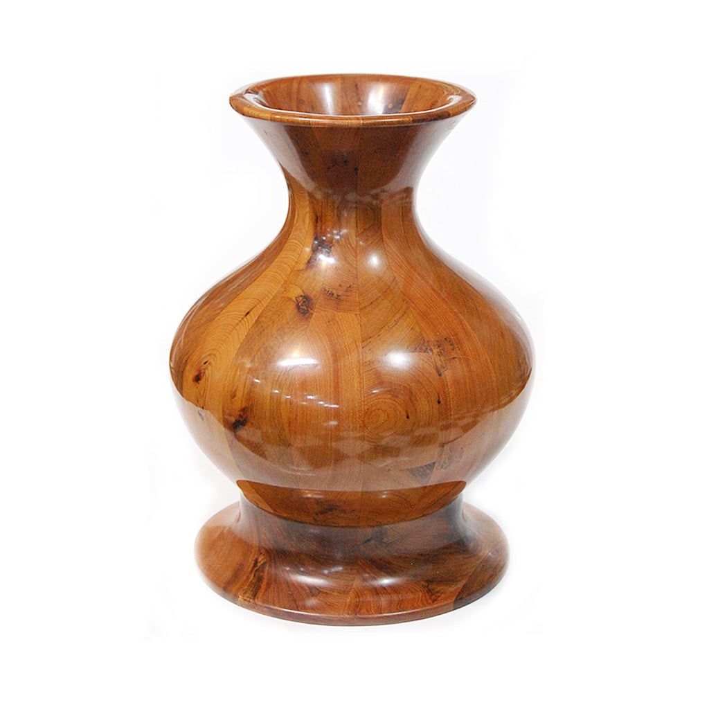 Thuya Wood Vase Handcrafted in Morocco (1 of 1)