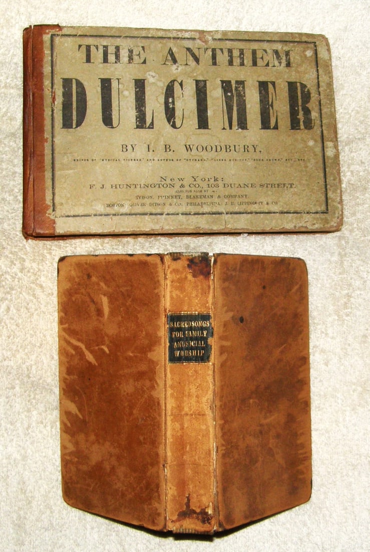 2 RELIGIOUS FAMILY SONG BOOKS 19TH CENTURY,WORDS MUSIC (1 of 6)