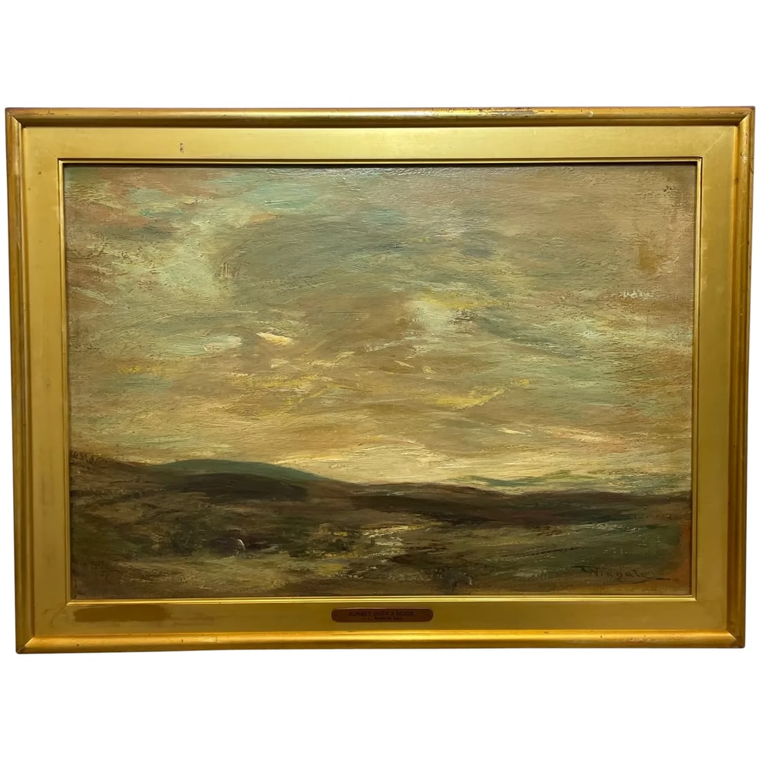 Scottish Impressionist Landscape Oil Painting By Sir James Lawton Wingate 1846-1924 (1 of 16)