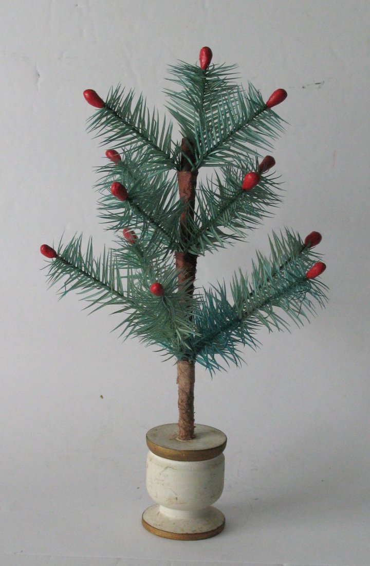 Antique miniature German feather tree. (1 of 1)