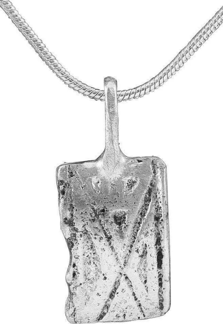 RARE VIKING WARRIOR'S BRACELET PENDANT NECKLACE, 10th-11th CENTURY AD (1 of 5)