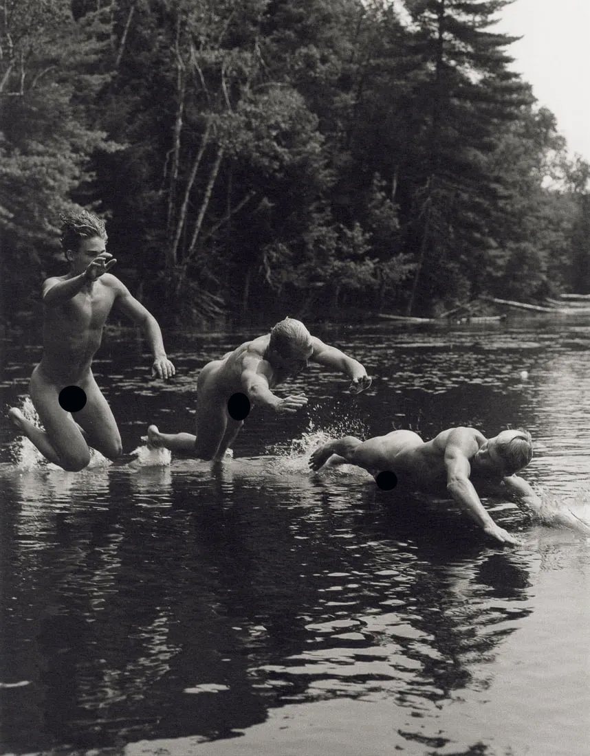 BRUCE WEBER - Damon, Jason and Christian, 1989 (1 of 2)
