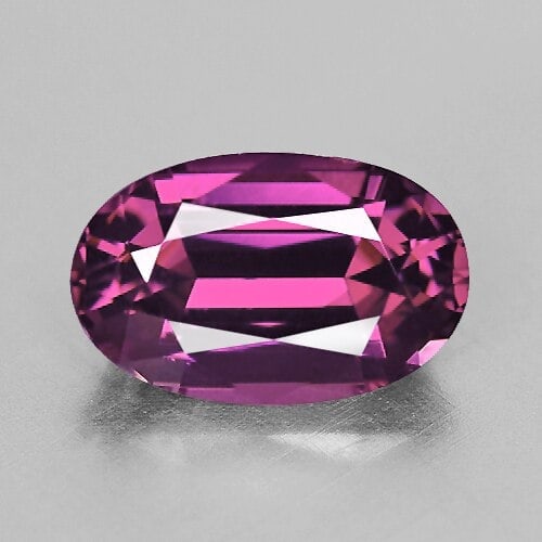 9x6 mm Oval {1.90 cts} Fire Raspberry Pink Rhodolite Garnet Natural {VVS} (1 of 2)