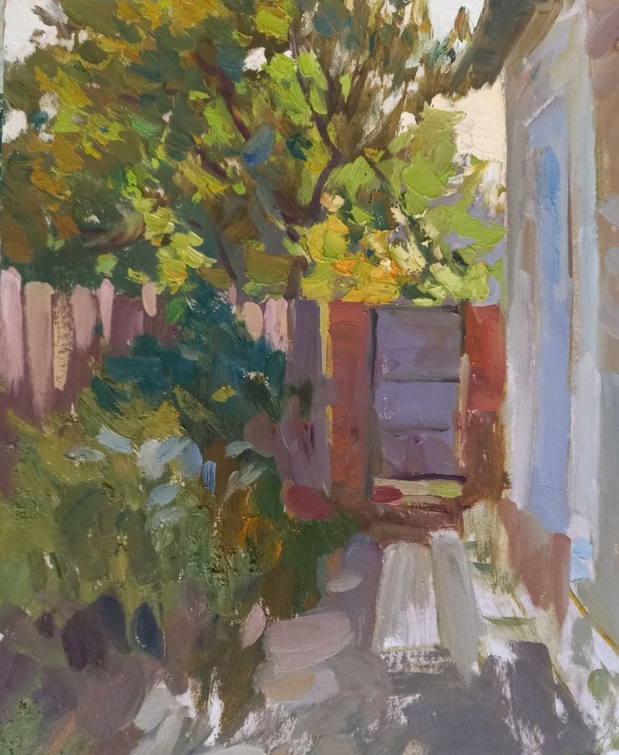 Oil painting Gate Alex Ditriev (1 of 5)