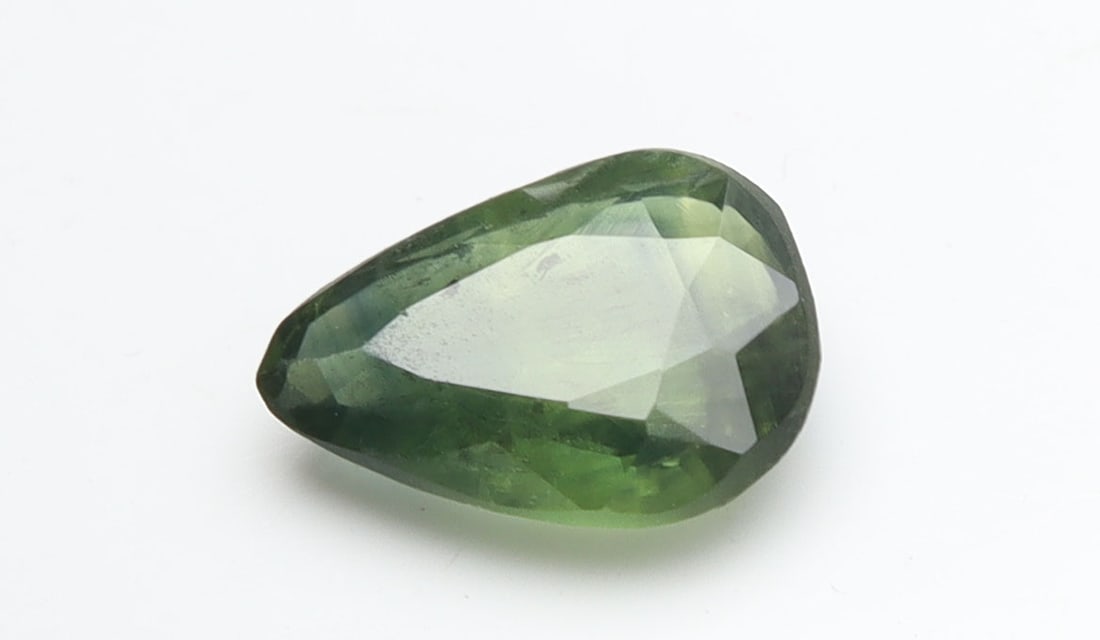 Delightful " Green Sapphire " 0.74 Cts Natural Unheated Green Sapphire (1 of 4)