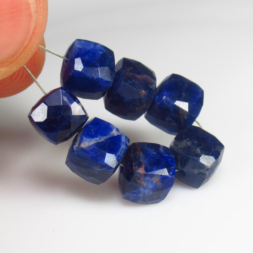 15.61 Ct - Natural Sodolite Beads (1 of 2)