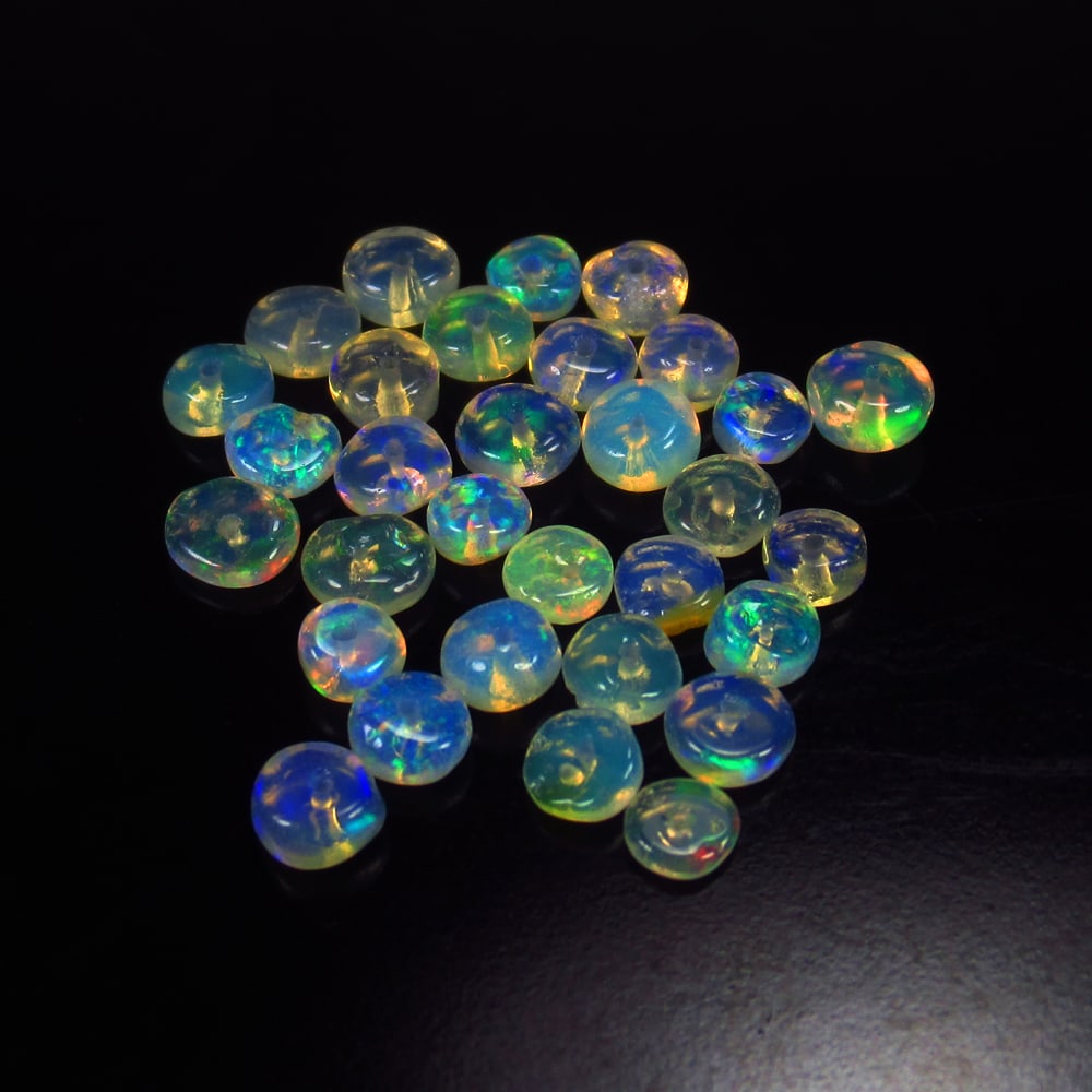 4.87 Ct - Natural Multicolor Opal Beads (1 of 2)