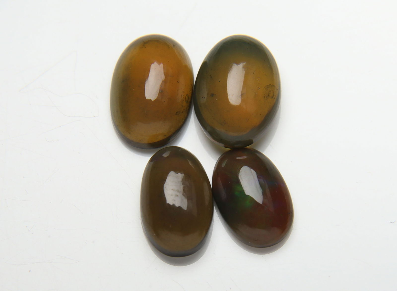 Lovely " Fire Ethiopian Opal " 6.62 Cts Natural Ethiopian Opal Lot (1 of 2)