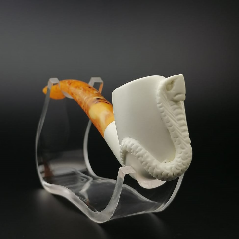 Cobra Snake Meerschaum Cigarette Holder (1 of 7)