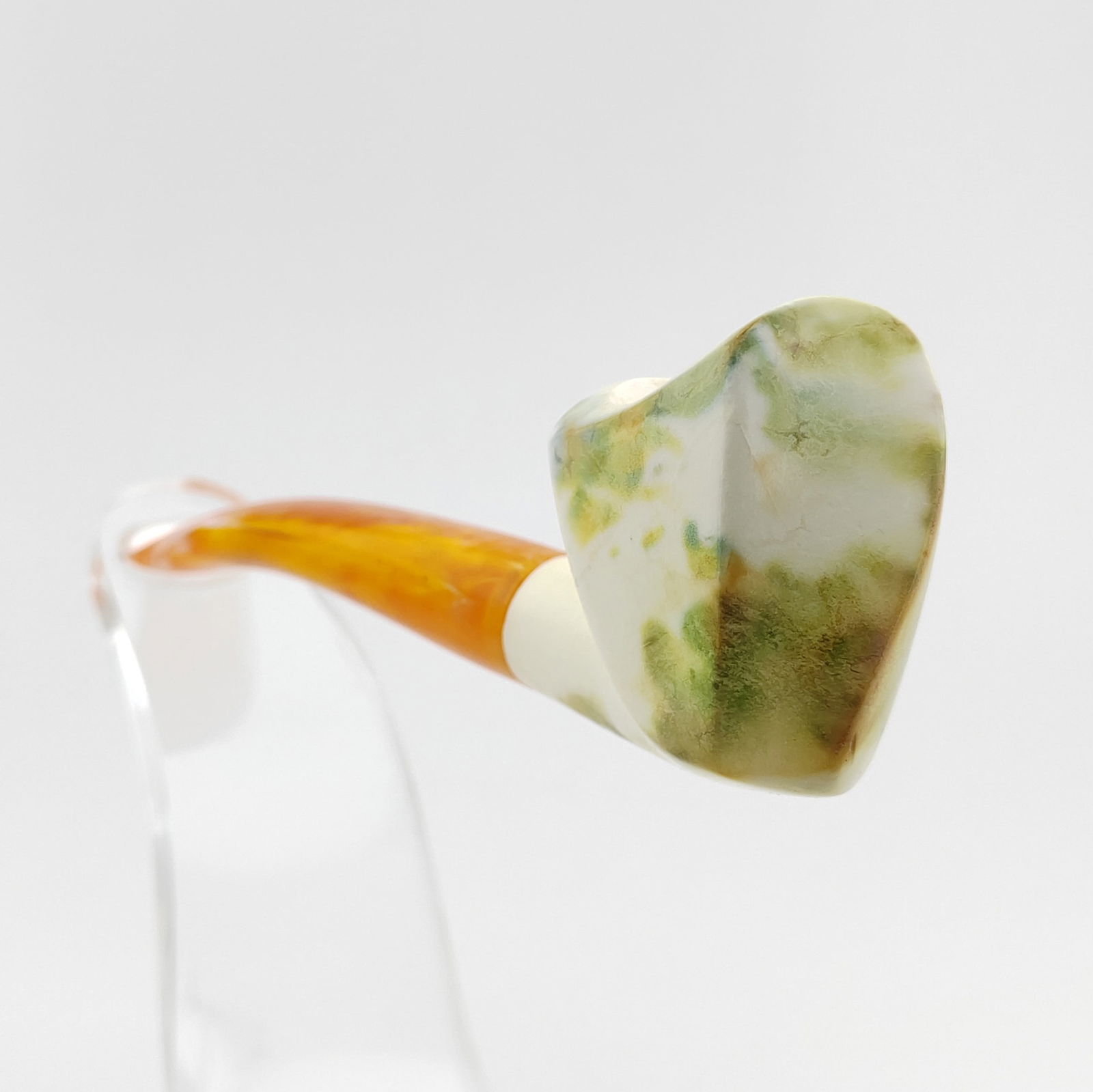 Freehand Classic Meerschaum Pipe,Colorful Marbling Pattern (1 of 9)