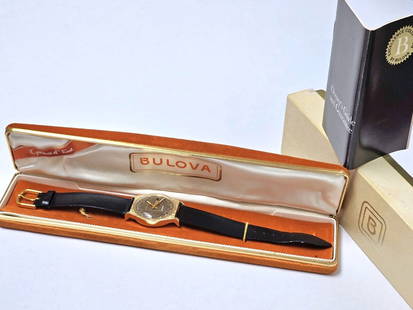 Designer Vintage Bulova N5 Automatic I 891473 10k Gold Plated Unisex Watch: Title: Designer Vintage Bulova N5 Automatic I 891473 10k Gold Plated Unisex Watch Additional Information: Designer Vintage Bulova N5 Automatic I 891473 10k Gold Plated Unisex Watch ***Very Good Condit