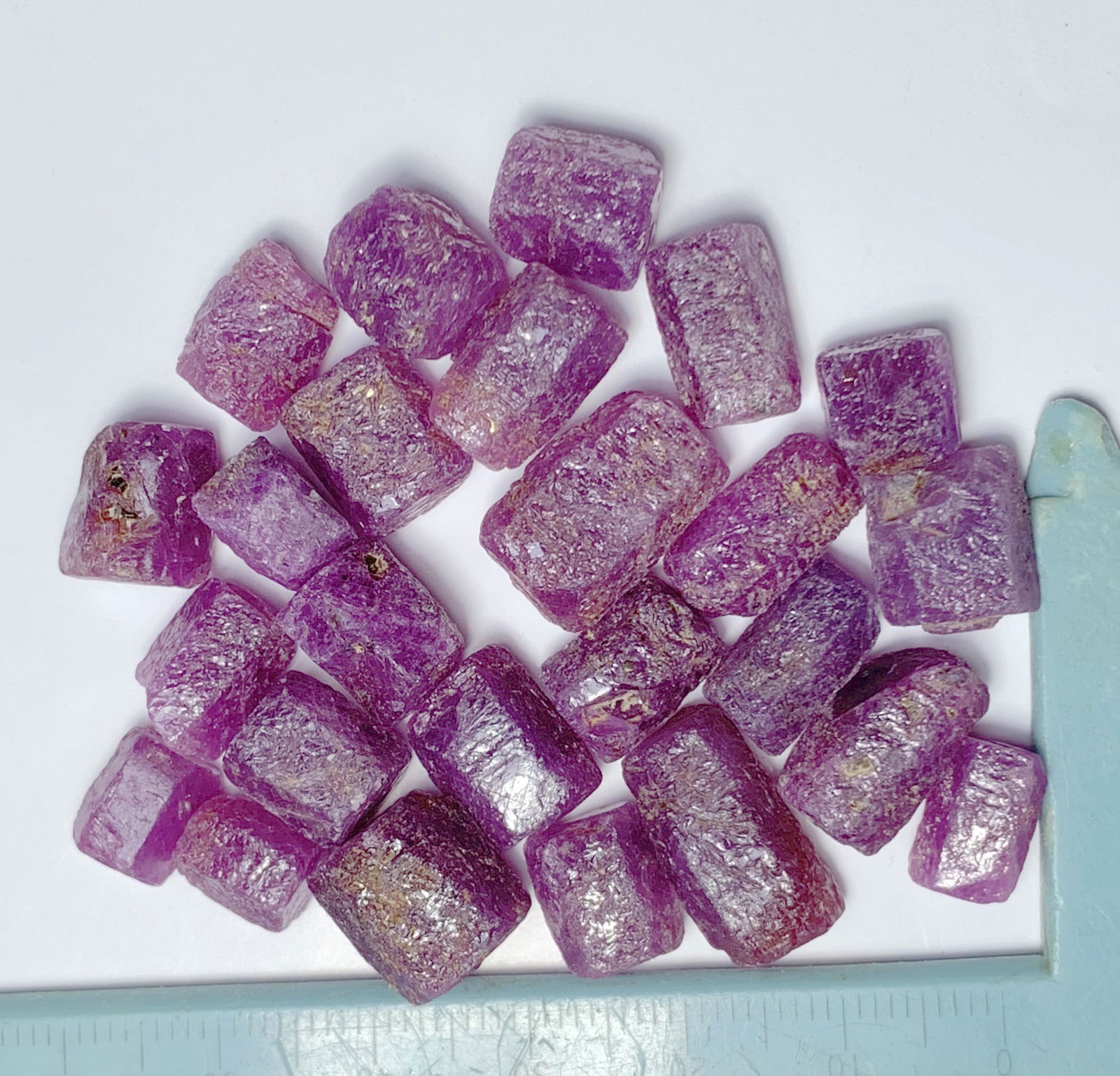 50 Gram Beautiful Natural Ruby Crystals Africa (1 of 3)