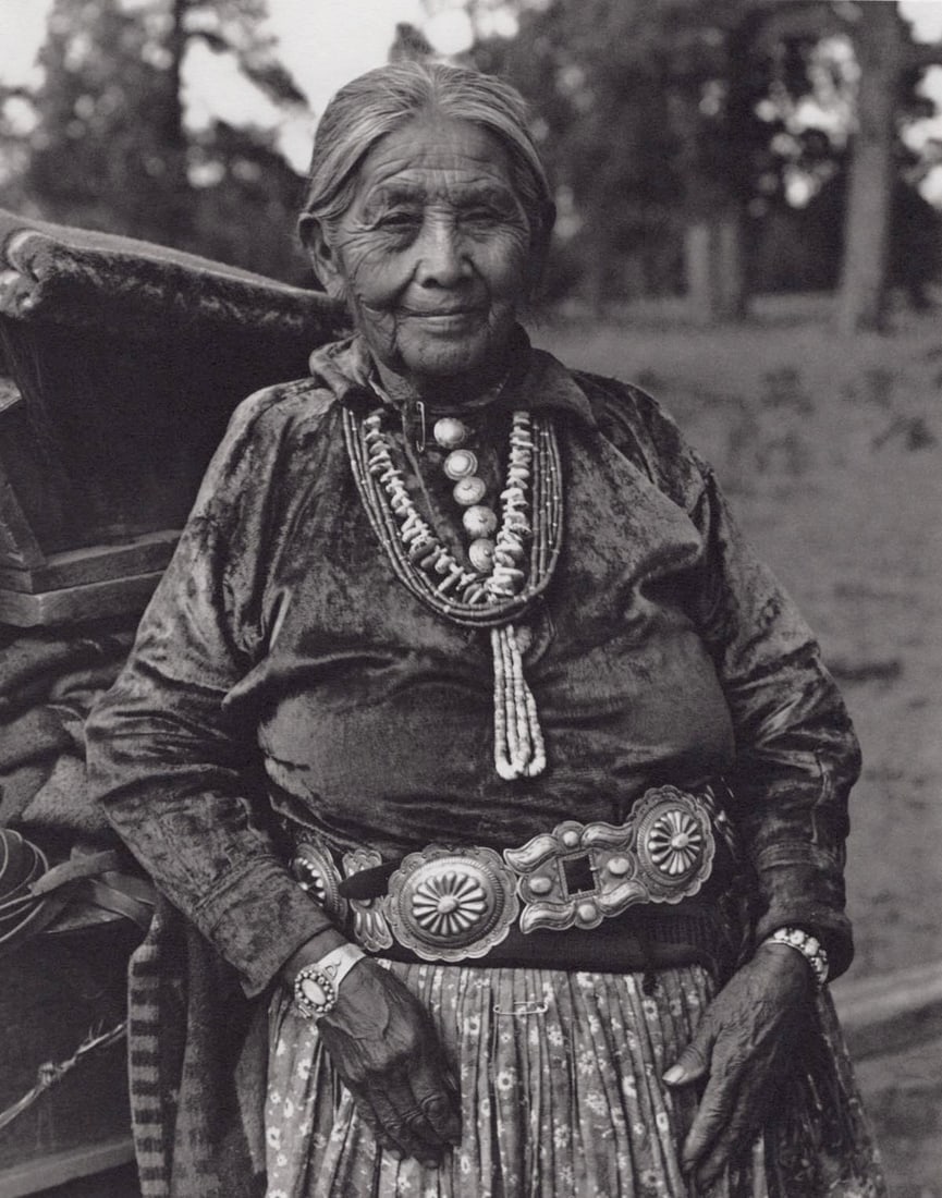 LAURA GILPIN - Navaho Grandmother, 1951: Title: LAURA GILPIN - Navaho Grandmother, 1951 Description: Artist: LAURA GILPIN Print Title: Navaho Grandmother, 1951 Medium: Sheet-fed photogravure Printed in: The USA, 1980’s Image Size: appr
