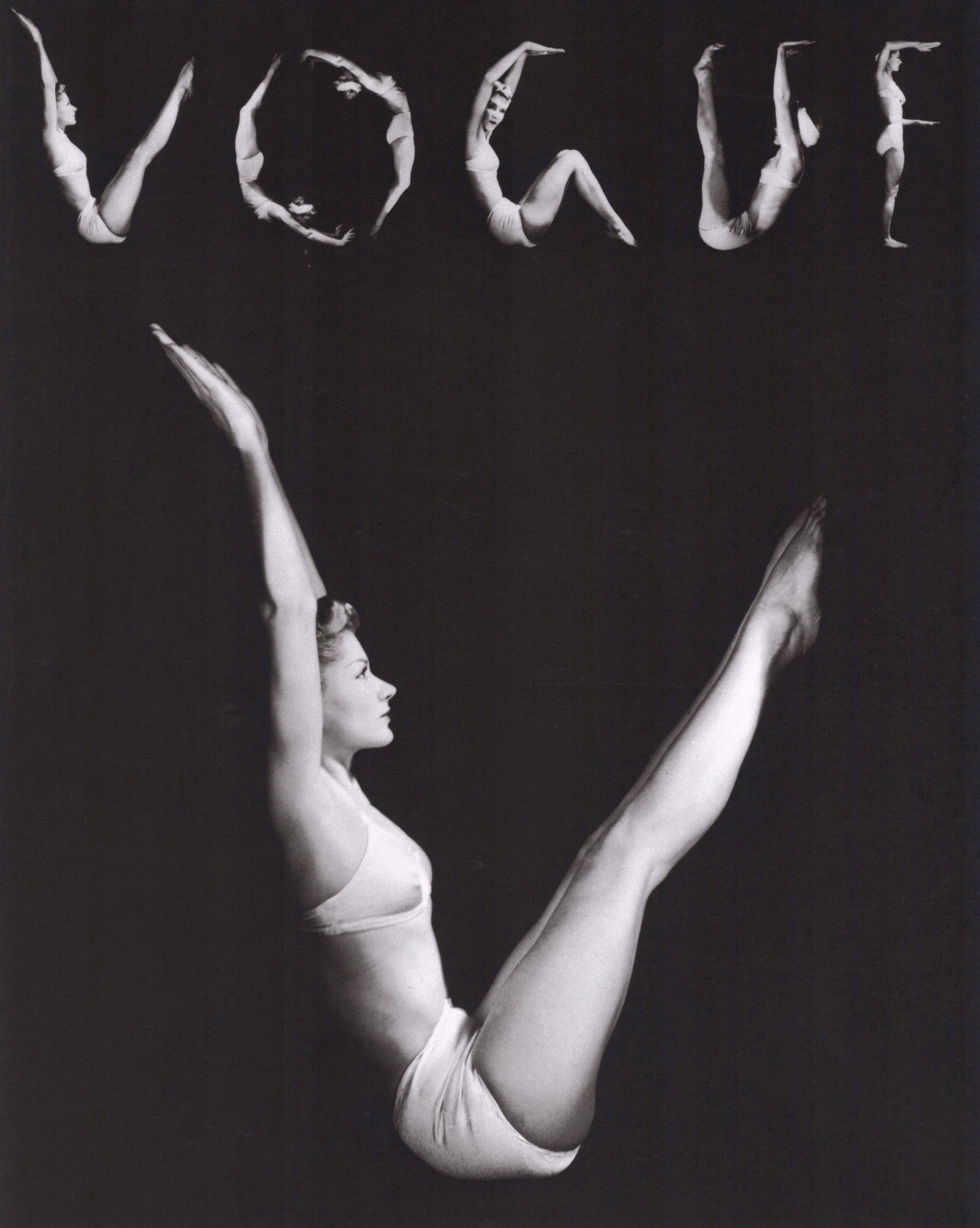 HORST P. HORST - Lisa Fonssagrives, Vogue, 1940: Title: HORST P. HORST - Lisa Fonssagrives, Vogue, 1940 Description: Artist: HORST P. HORST Print Title: Lisa Fonssagrives, Vogue, 1940 Medium: Sheet-fed photogravure Printed in the 1990s, in Japan Ima
