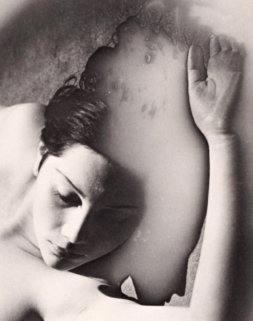 MAN RAY - Surrealism, c. 1929 -1932: Title: MAN RAY - Surrealism, c. 1929 -1932 Description: Artist: MAN RAY Print Title: Surrealism, c. 1929 -1932 Medium: Duotone Photo-Lithograph Printed 1980s in Japan Image size (inches) approx. 7 x 5