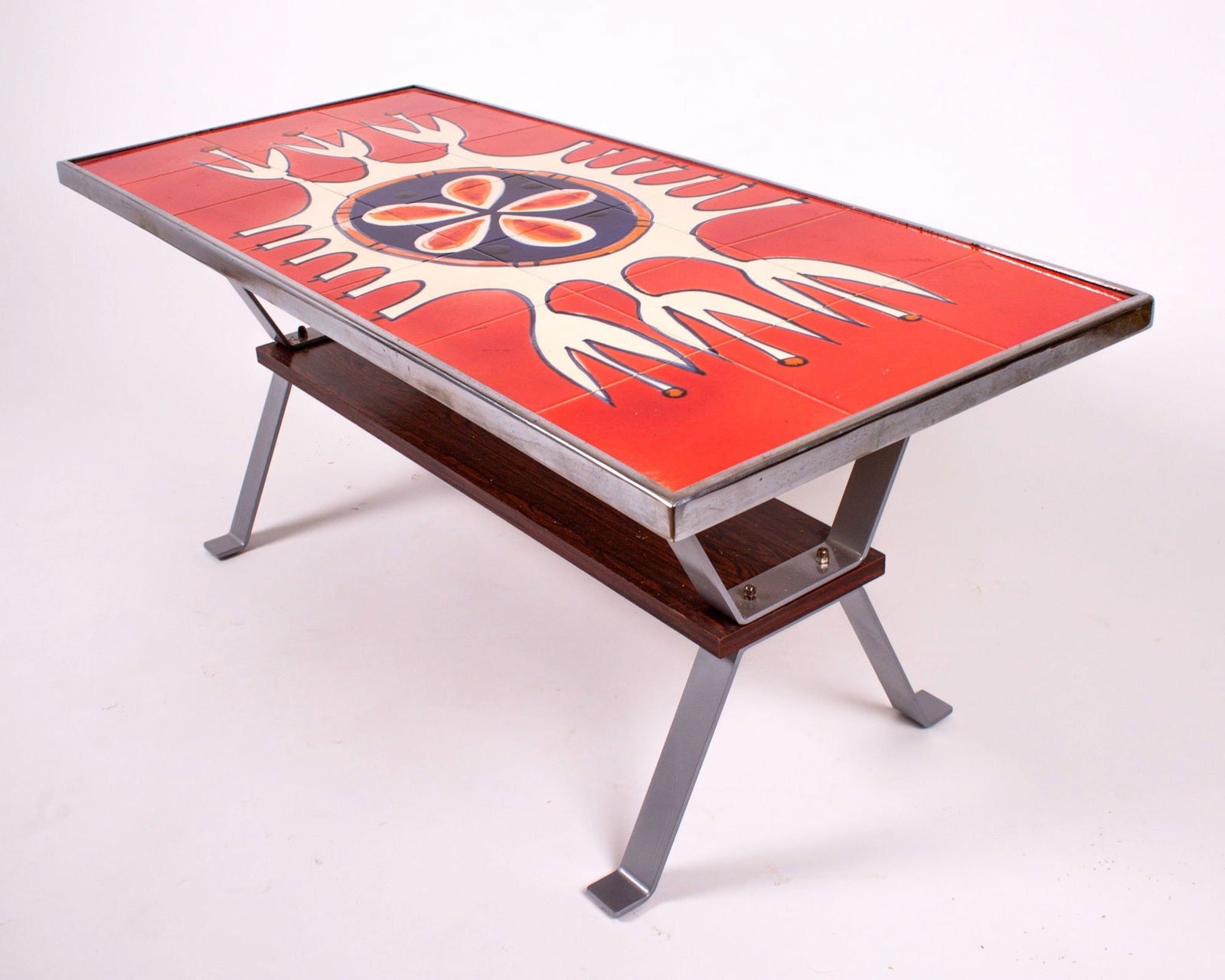 French mid century tile coffee table Picart Le Doux (1 of 4)