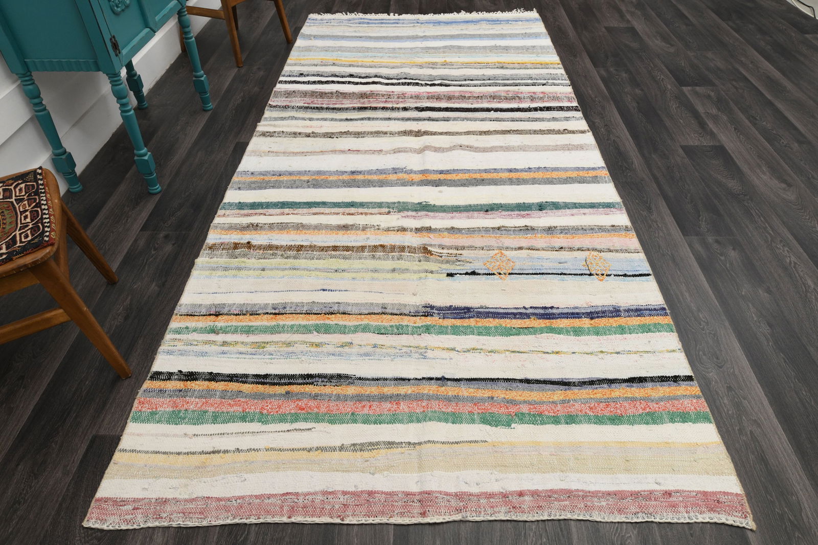 1970s Kilim Oushak Handmade Wool Colorful Area Rug (1 of 10)