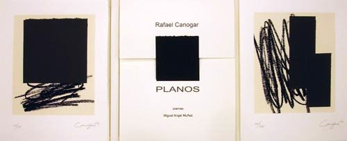 Rafael Canogar, Spanish, silkscreen, 2007: Lot Title: Rafael Canogar, Spanish, silkscreen, 2007 Artist: Rafael Canogar (Spain, 1935) Work Title: Planos Date: 2007 Medium: silkscreen Overall Size: 10.9 x 8.3 in. (27.5 x 21 cm.) Reserve: $1,250.