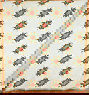 1880's Pieced Stars Quilt: Vibrant 1880's Pieced Stars Antique Quilt ~UNUSUAL SMALL SCALE! Vibrant 1880's Pieced Stars Antique Quilt ~UNUSUAL SMALL SCALE! Click images to enlarge Description This MAGNIFICENT cotton 1870's/1880'