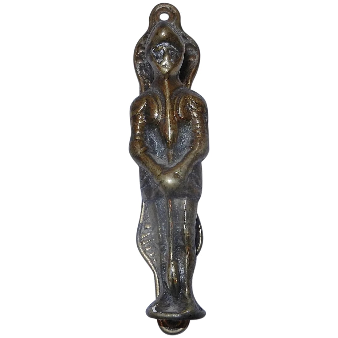 Vintage Solid Brass Soldier-Knight Door Knocker (1 of 8)