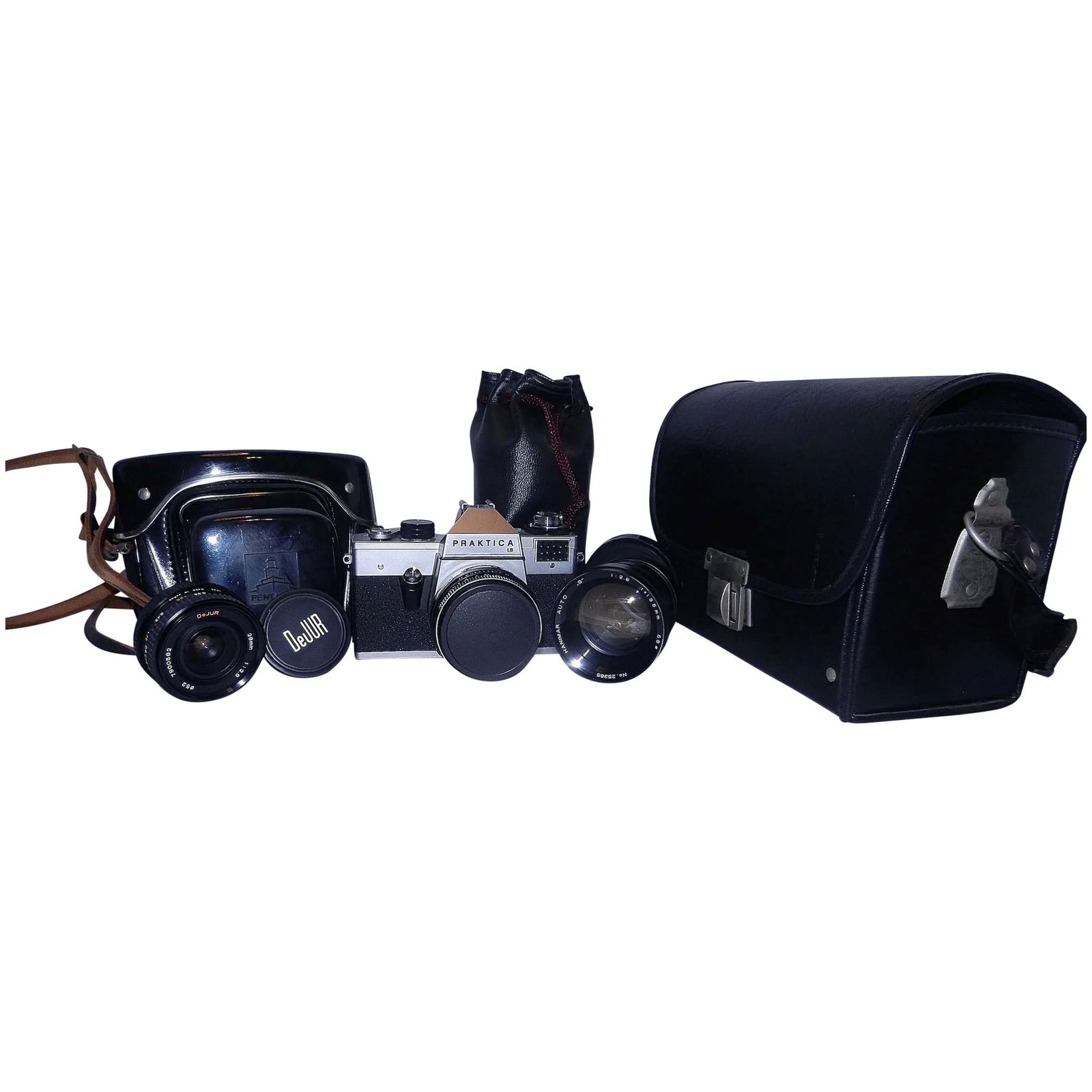 Vintage 35 mm film camera PRAKTICA LB with 50 mm 2.8 Carl Zeiss Tressar Lens (1 of 10)