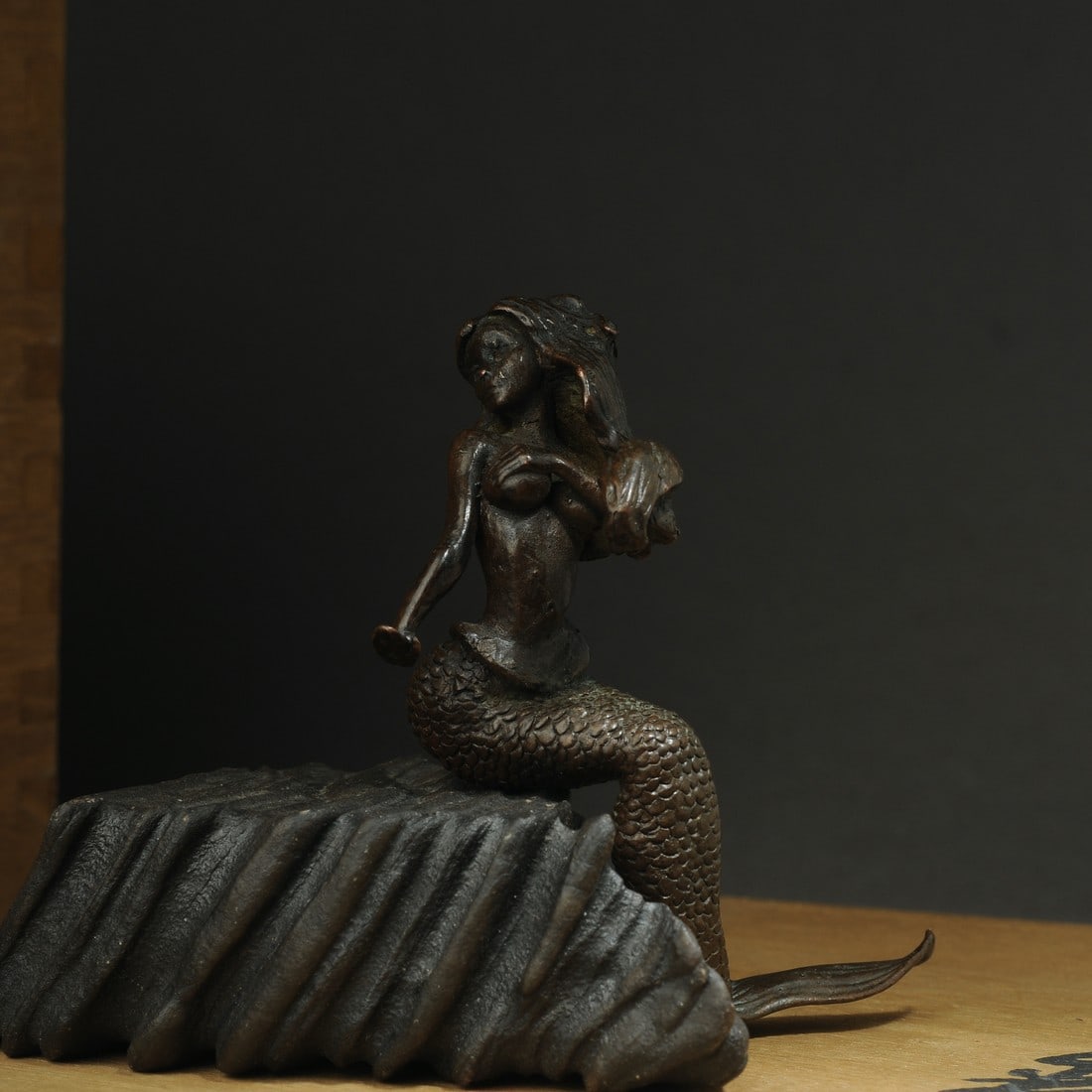 A Bronze Animal Sculpture - Mermaid (1 of 8)