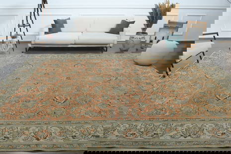 Colorful Vintage Persian Rug: Title: Colorful Vintage Persian Rug Origin: Turkey Date/Period: 1960 - 1970 Materials: Wool and Cotton Size: Dimensions: 9.9x12.8 ft (302x391 cm) Description: This Turkish one-of-a-kind Anatolian Vint