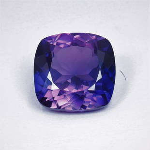 Natural Ametist Cuschion Cut Unheated: No Reserve! Title: Natural Ametist Cuschion Cut Unheated Gemstones: Amethyst Carat Weights: 1,35 aprox. Size/Dimensions: 7 mm Additional Information: Specie: Natural Amethyst Unheated -1,35 ct