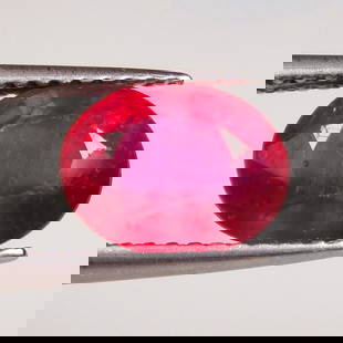 2.68 Ctw Natural Mozambique Red Ruby Oval Cut: No Reserve! Title: 2.68 Ctw Natural Mozambique Red Ruby Oval Cut Stone Clarity: SI Gemstones: Natural Ruby Carat Weights: 2.68 Size/Dimensions: 9.00 x 6.90 x 4.70 mm Additional Information: Top Class