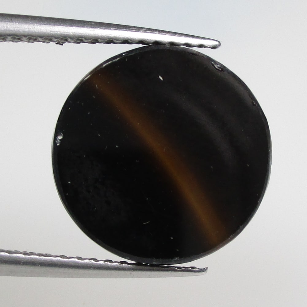 4.00 Ctw Natural Black Onyx Round Cab (1 of 2)