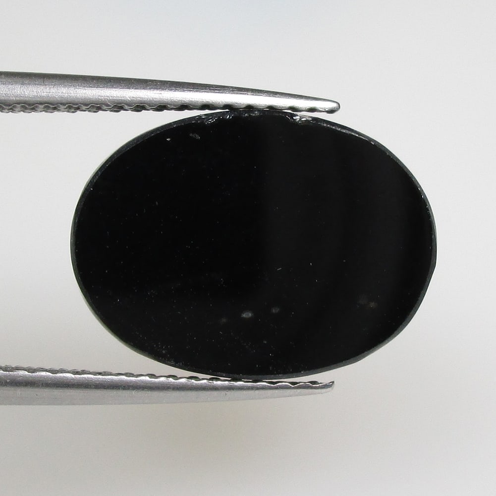 4.40 Ctw Natural Black Onyx Oval Cab (1 of 2)