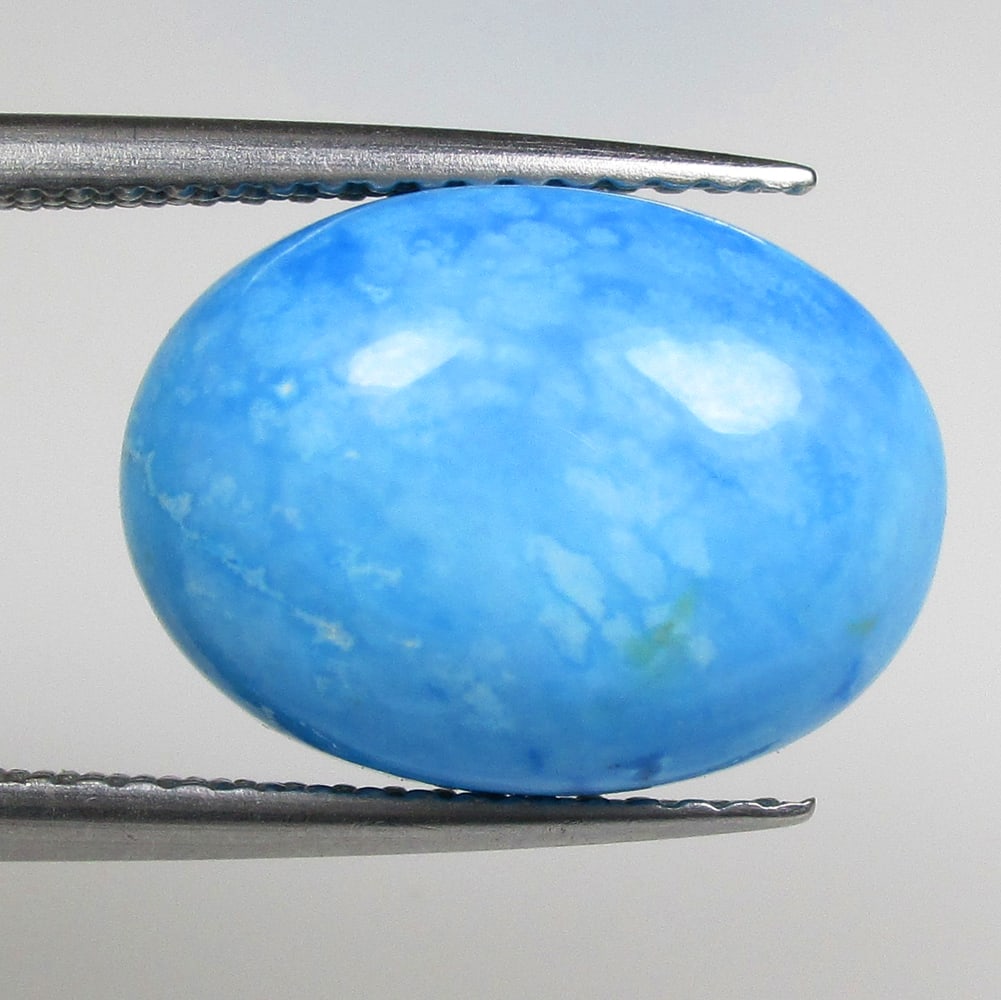 6.56 Ctw Natural Turquoise Oval Cab (1 of 2)