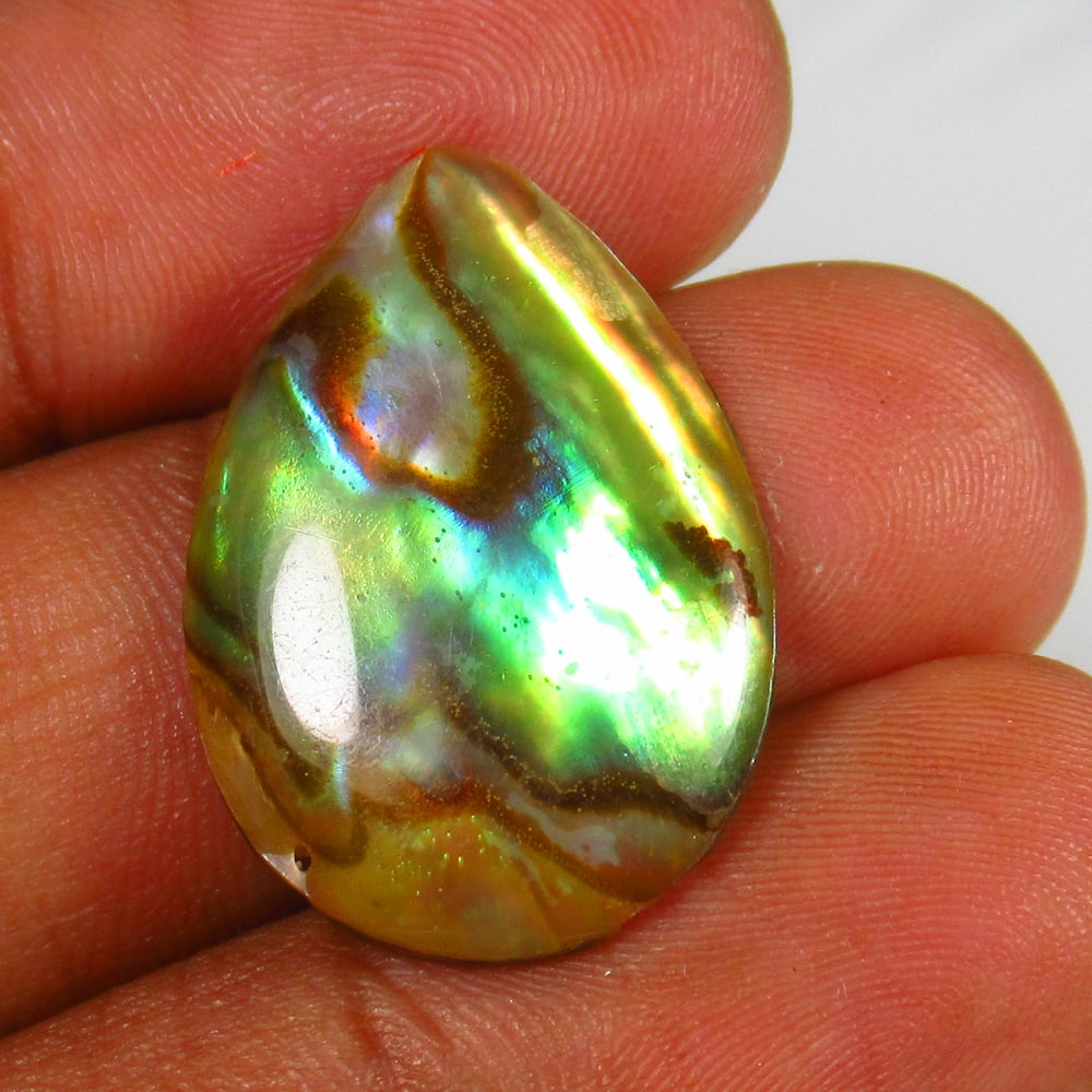 6.33 Ct - Natural Shining Abalone Shell (1 of 2)