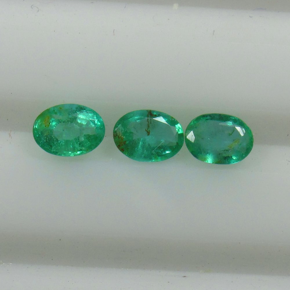 Natural Emerald Set - 0.49 Ct (1 of 2)