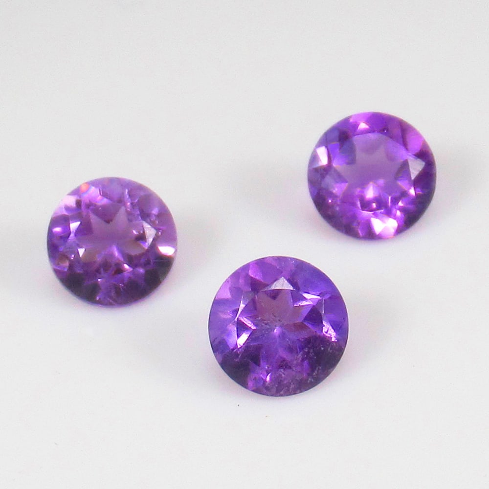 Natural Purple Amethyst Set - 1.43 Ct (1 of 2)